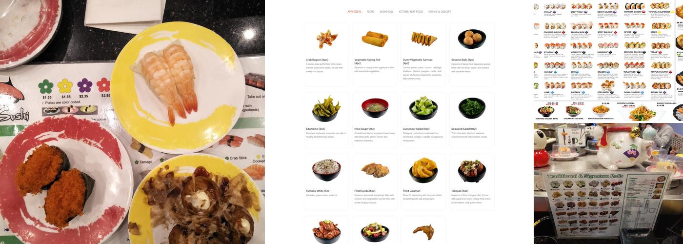 Sugoi Sushi Menu
