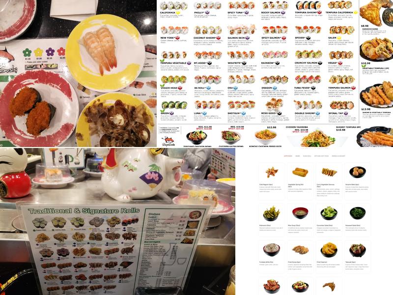 Sugoi Sushi Menu