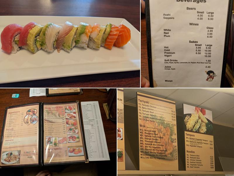 Sushi MISOYA Menu