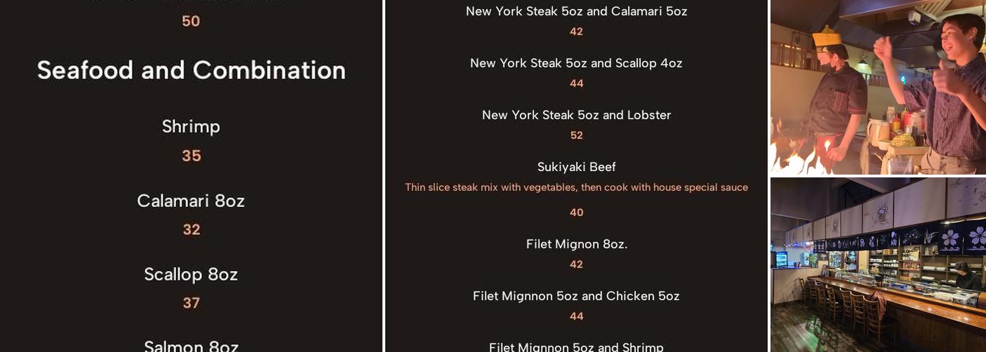 Fuji Teppanyaki & Sushi Menu