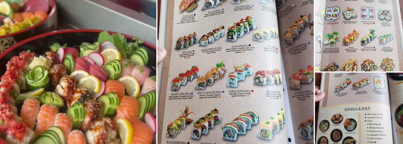 aa Sushi Menu