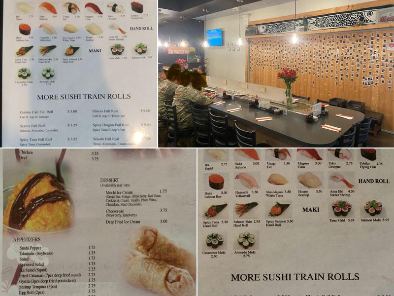 Sushi Train Menu