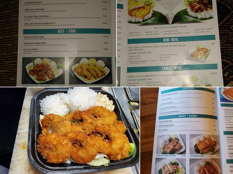 Ono Hawaiian BBQ Menu