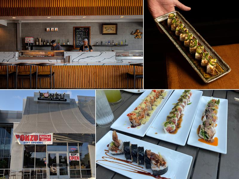 Ponzu Japanese Sushi Bar 1945 17th St #104, Santa Ana