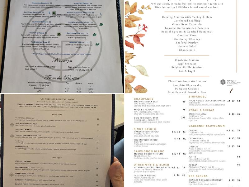 Greater Pacific Menu
