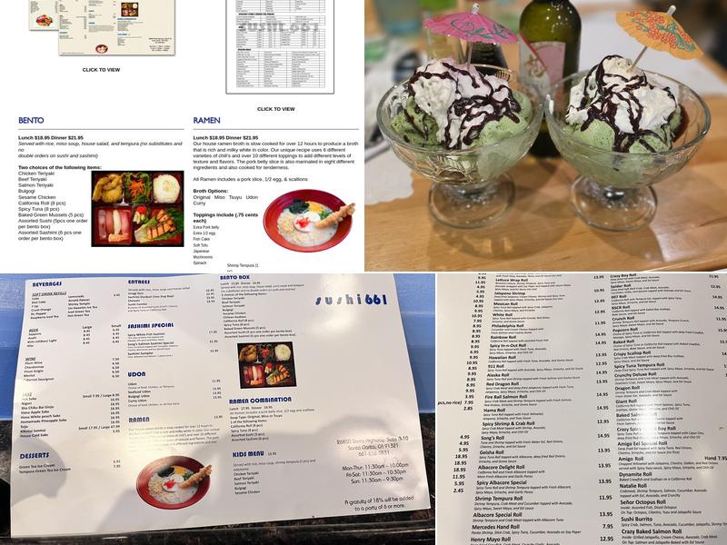Sushi 661 Menu