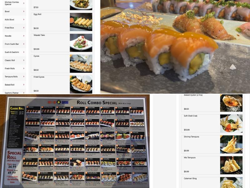 Show Sushi Menu