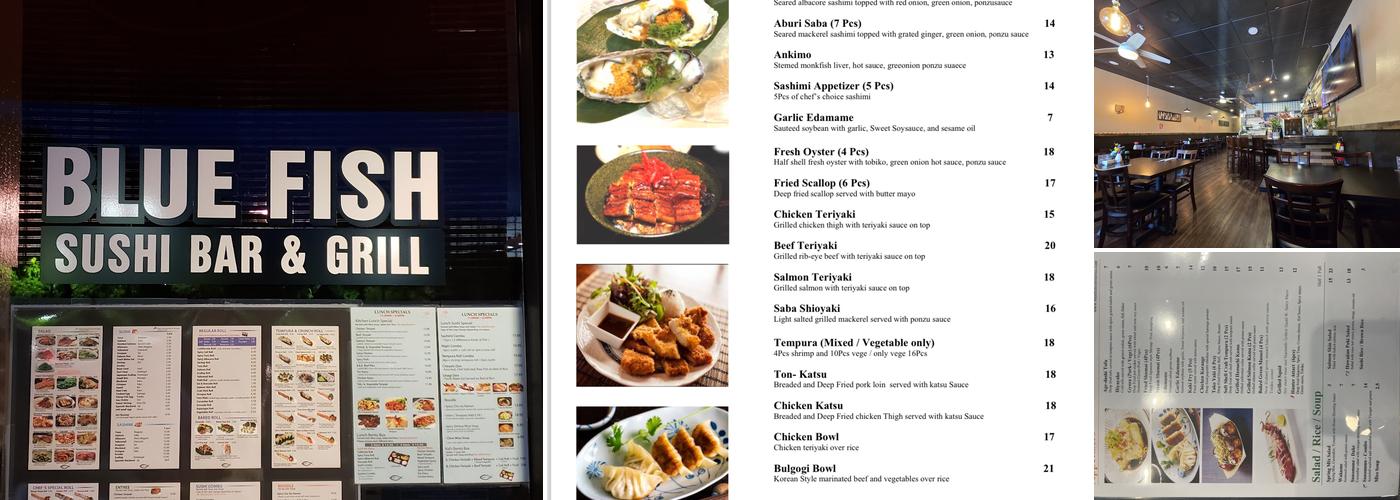 Bluefish Sushi & Grill Menu