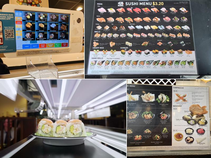 Kura Revolving Sushi Bar Menu