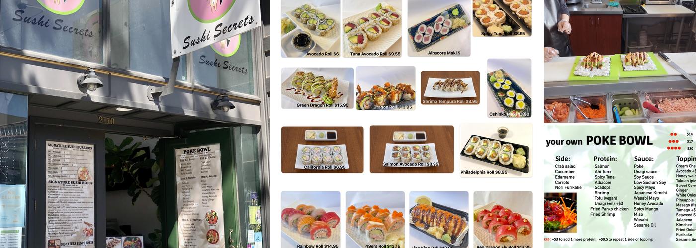 Sushi Secrets Menu