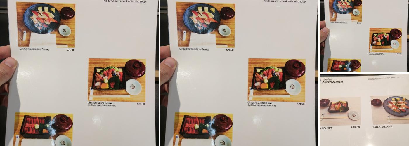 Sushi Shibucho Menu