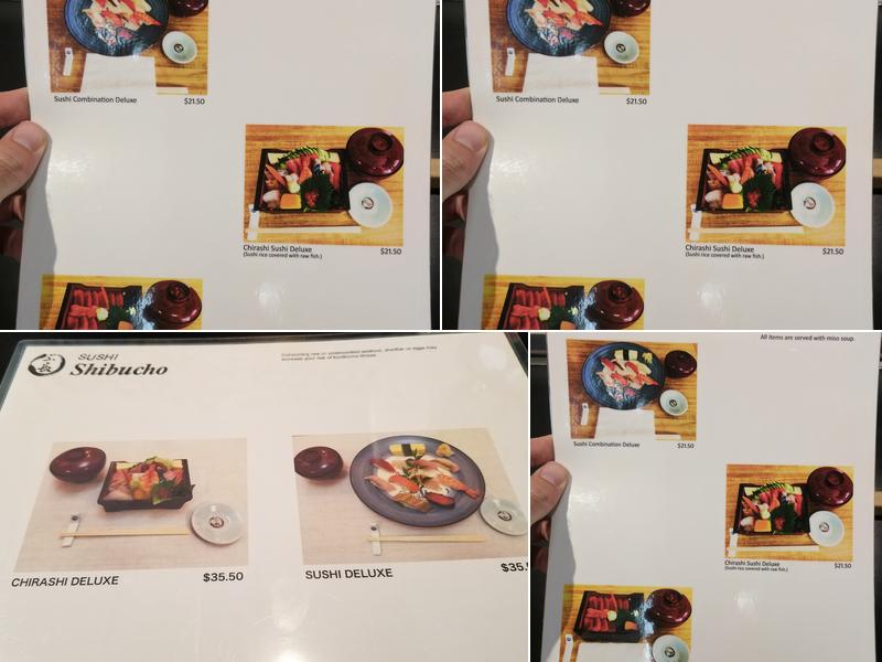 Sushi Shibucho Menu