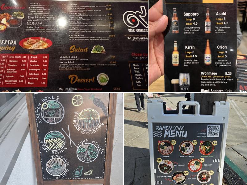 Kao Ramen By Mama Menu