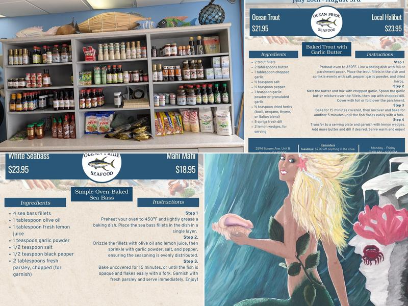 Ocean Pride Seafood of Ventura Menu