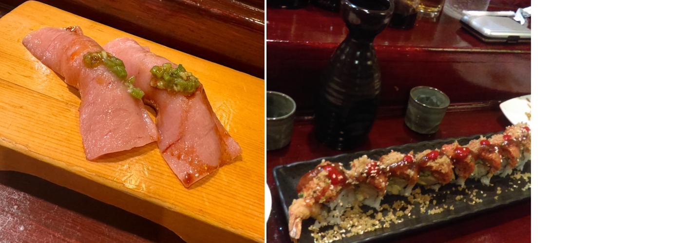 Anaba sushi Menu