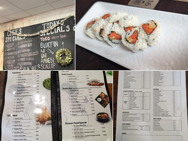 Sushi Kuchi Menu