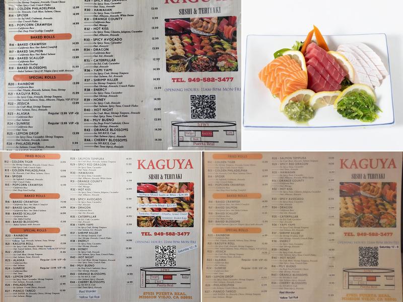Kaguya Menu