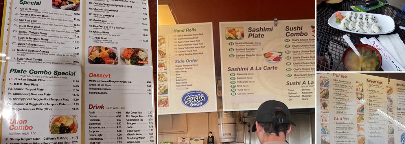 Sushi Go Go Menu