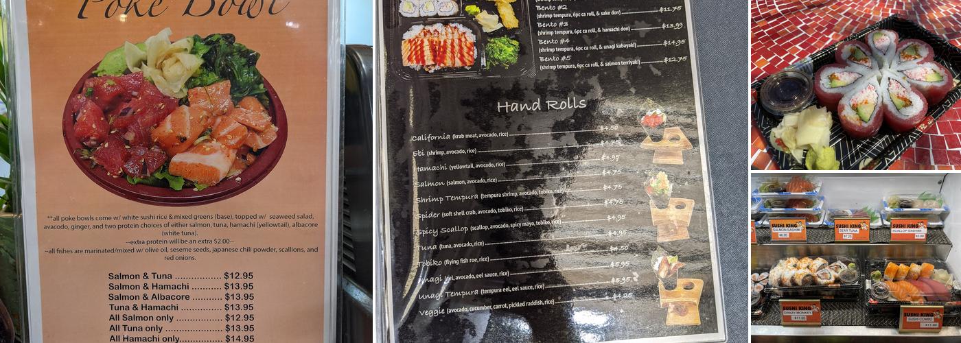 Sushi King Menu