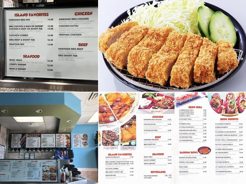 Aloha Hawaiian BBQ & Sushi Menu