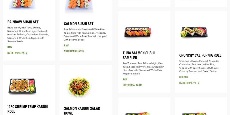 Genji Sushi Menu
