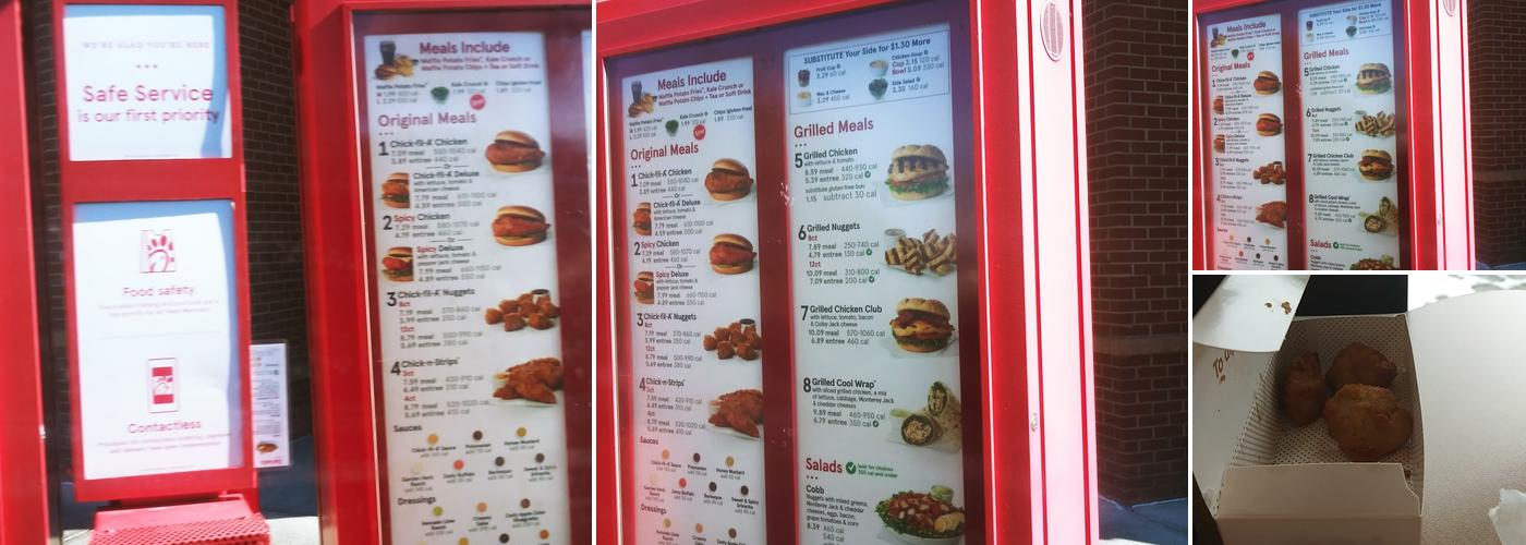 Chick-fil-A Menu