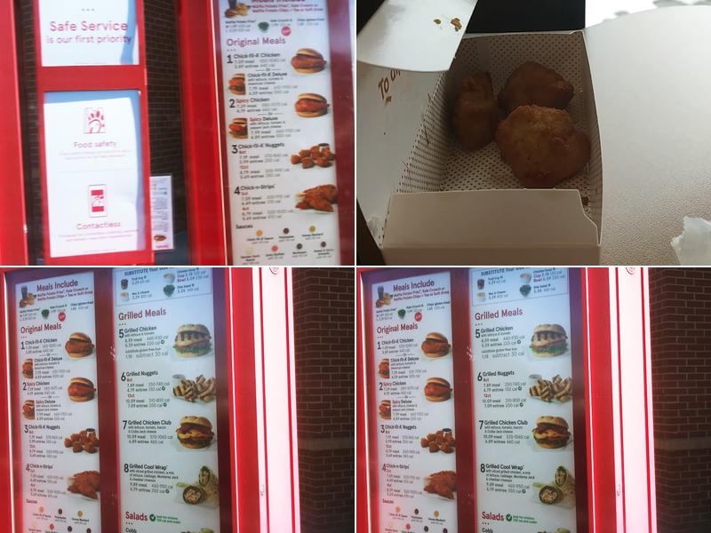 Chick-fil-A Menu