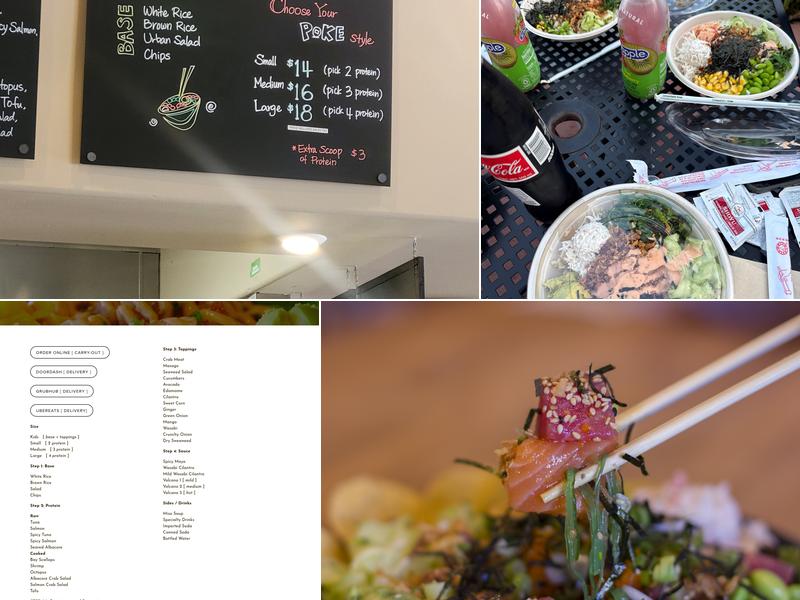 Poke Tiki - San Clemente Menu