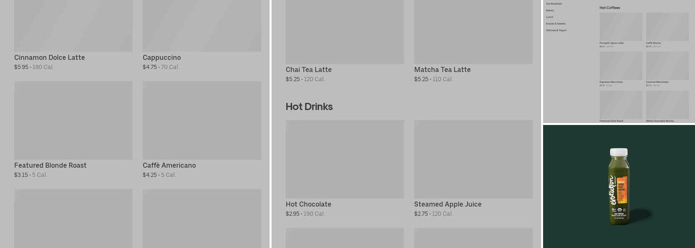 Starbucks Menu