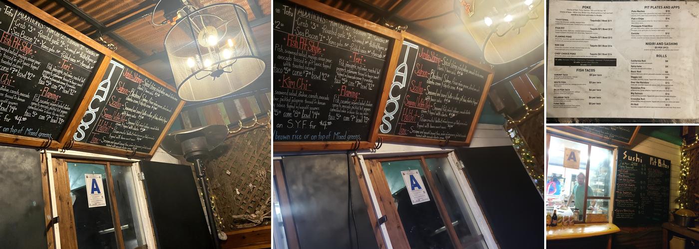 Fish Pit Menu