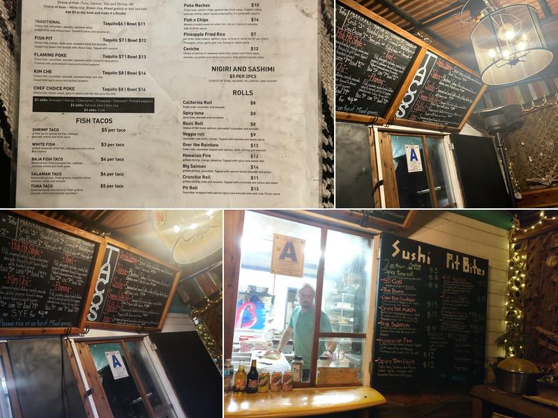 Fish Pit Menu