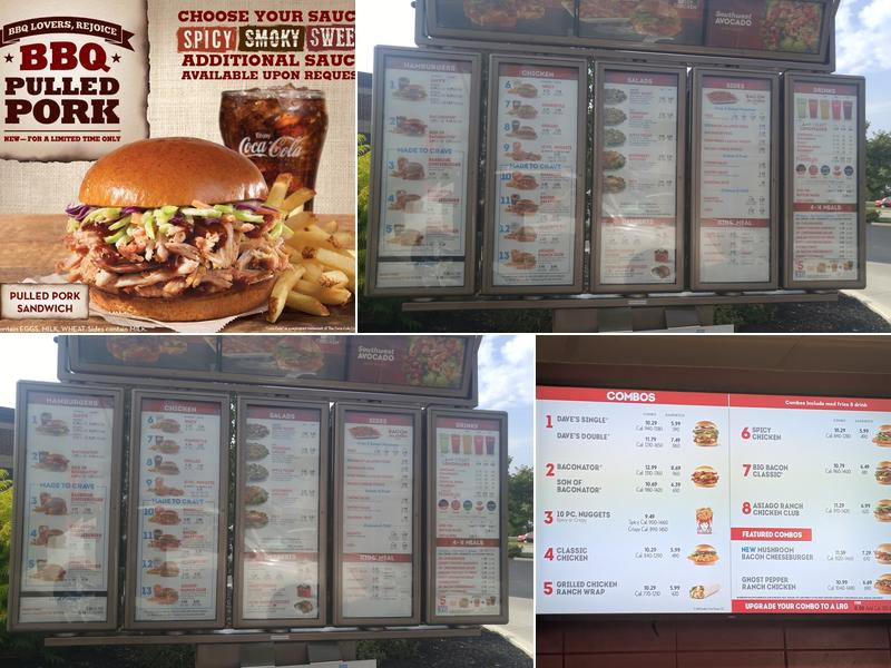 Wendy's Menu