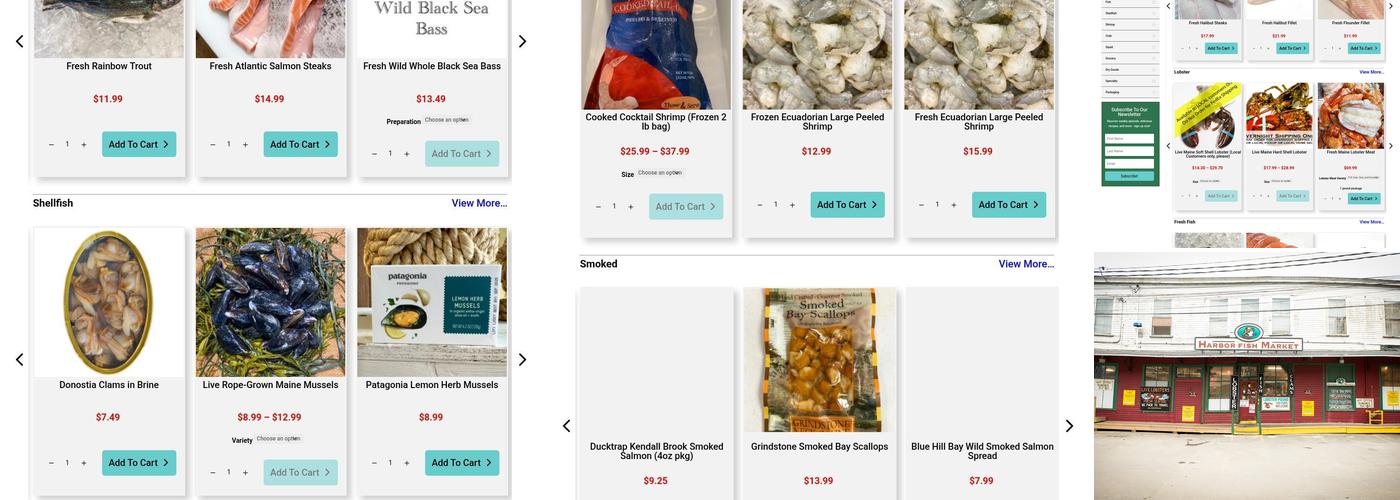 Harbor Fish Market Menu