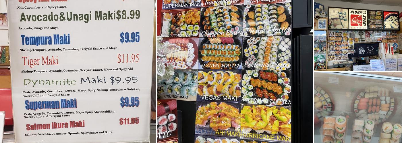 Aloha Sushi Menu