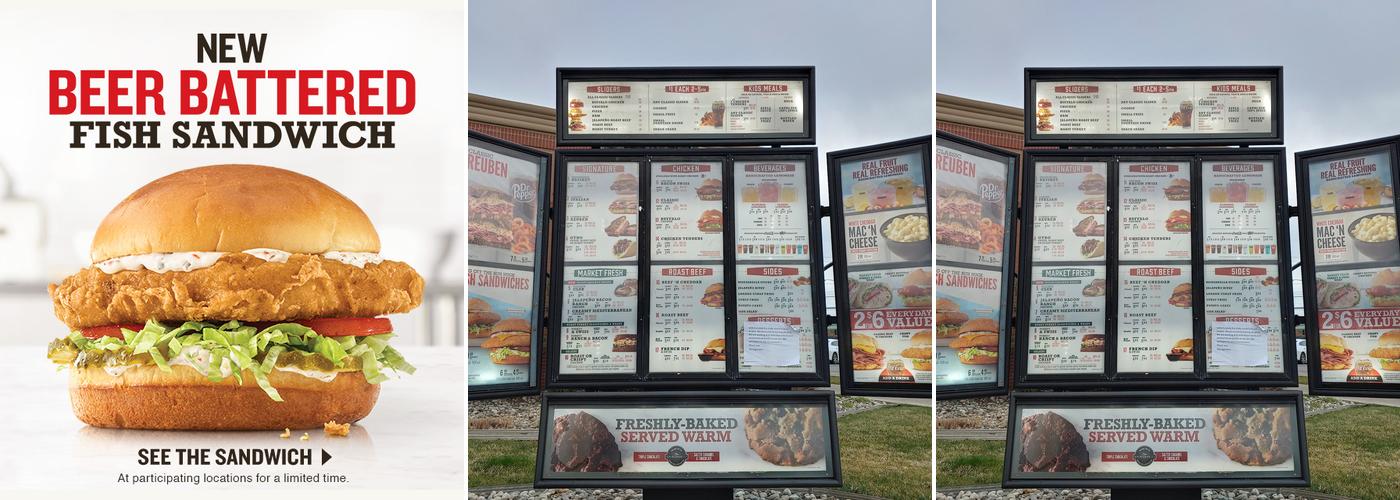 Arby's Menu