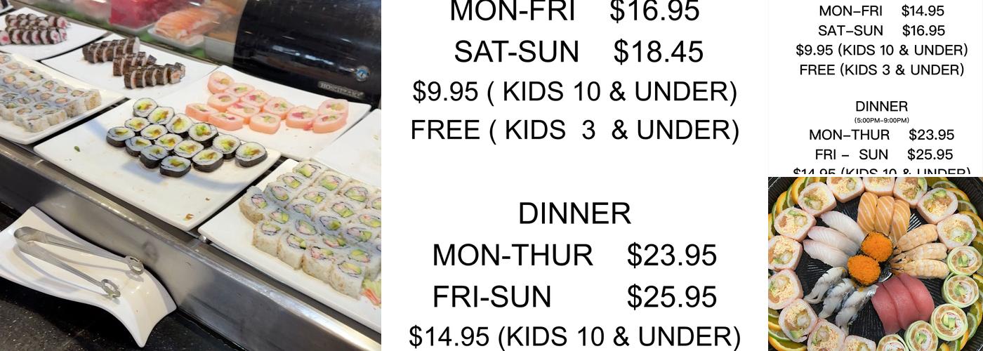 Shinju Japanese Buffet Menu