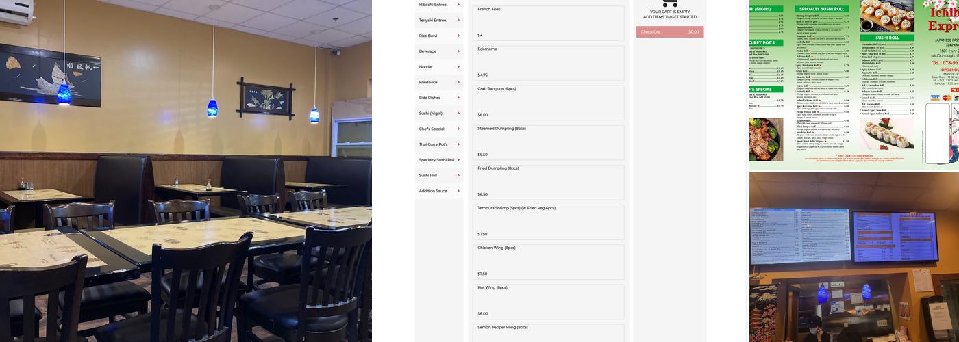 Ichiban Express Menu