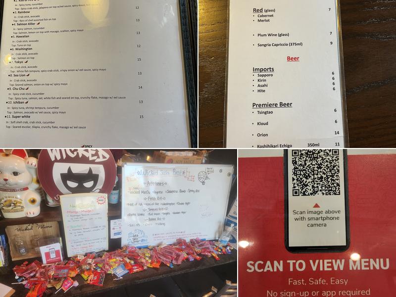 Wicked Sushi & Grill Menu