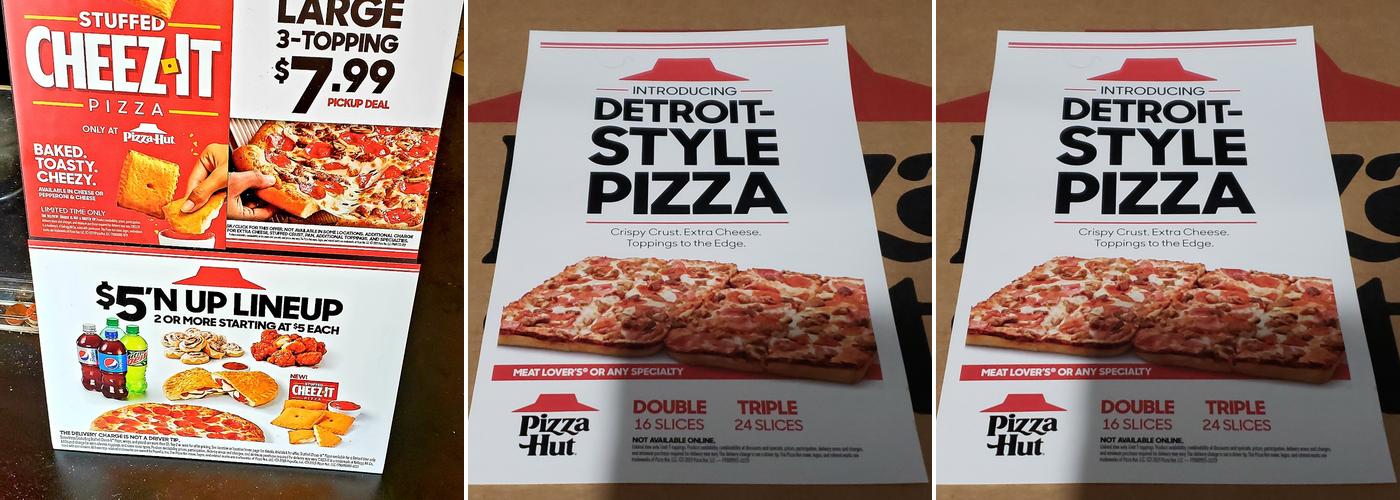 Pizza Hut Menu