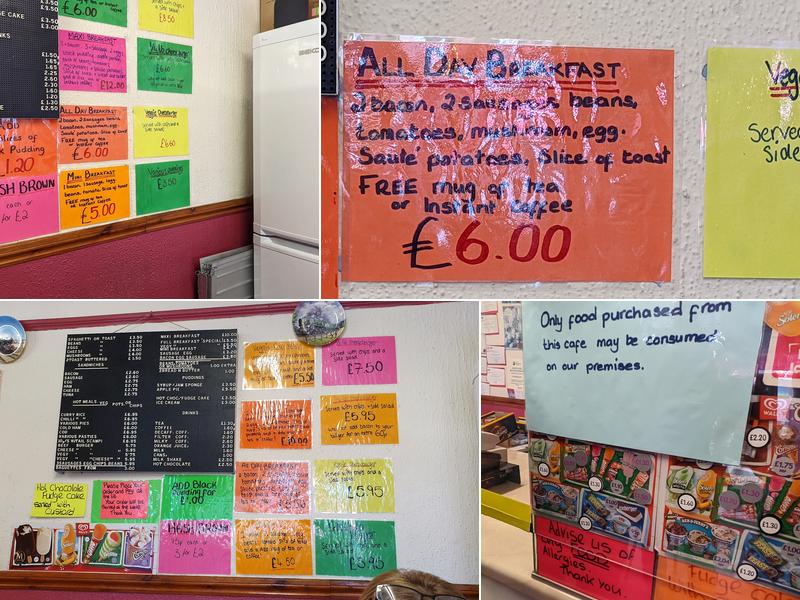 The Station Cafe Menu