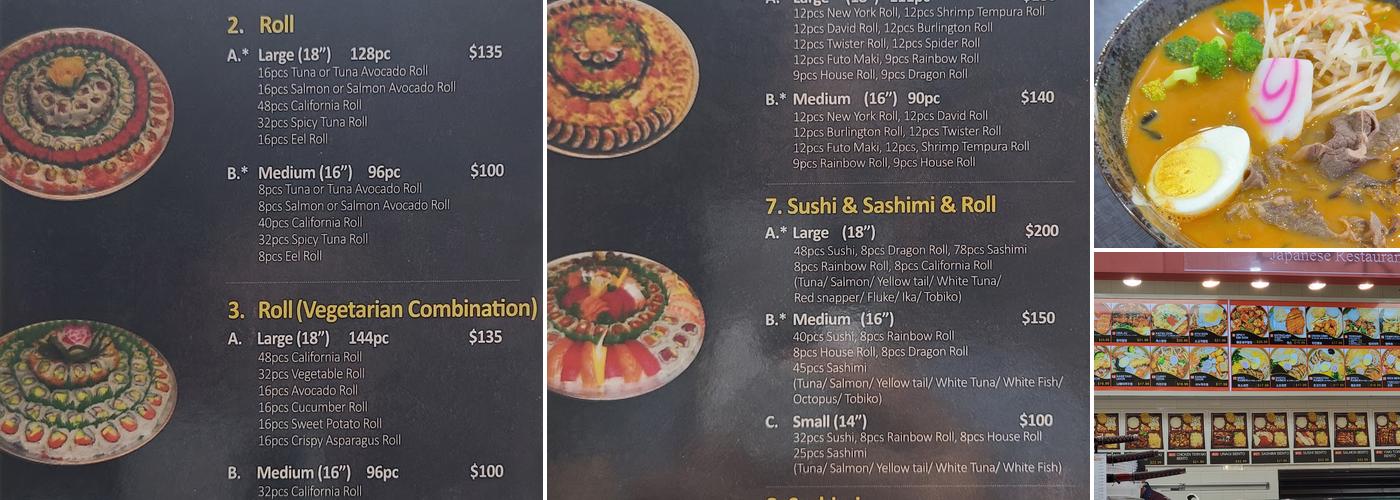 San Soo Kap San Sushi Menu