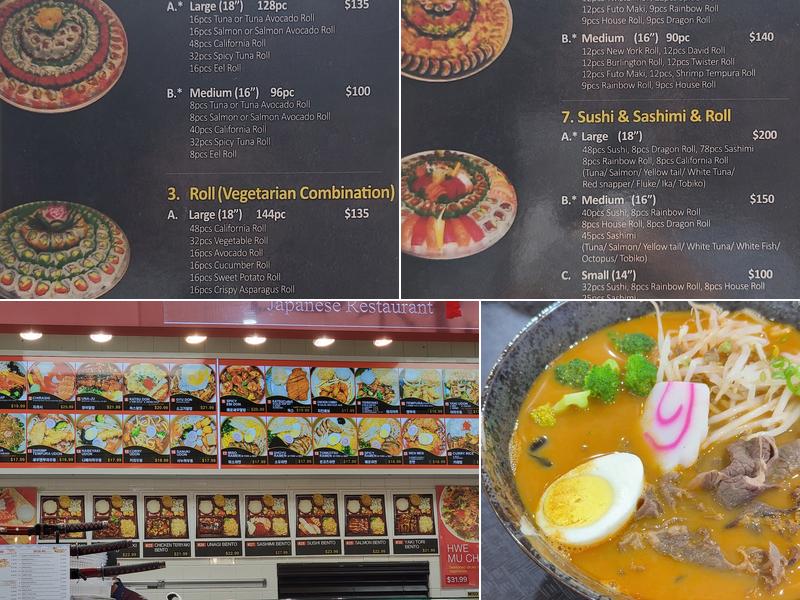 San Soo Kap San Sushi Menu