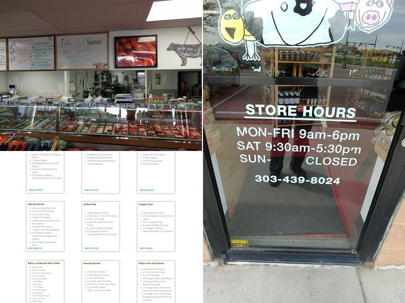 Wally's Quality Meats Menu