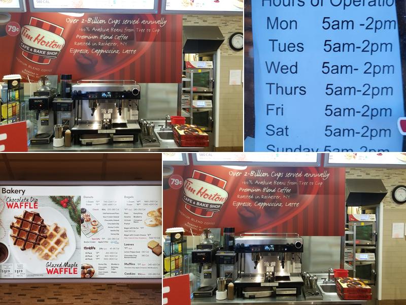 Tim Hortons Menu