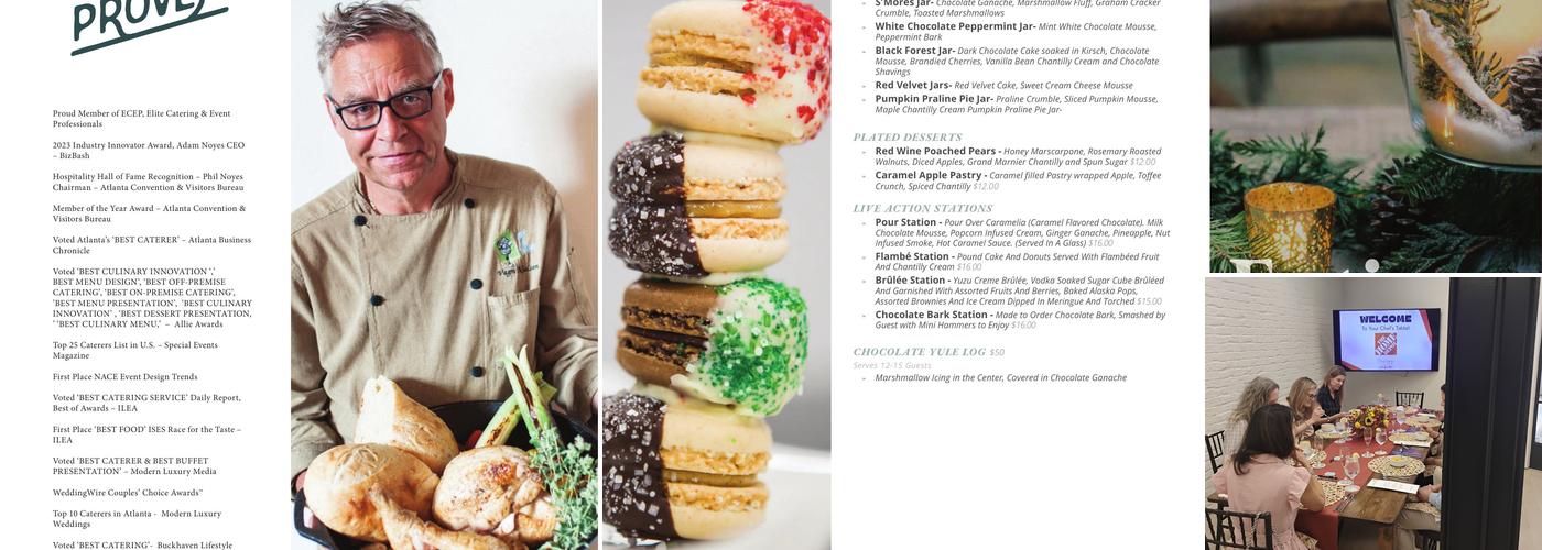 Proof of the Pudding Menu