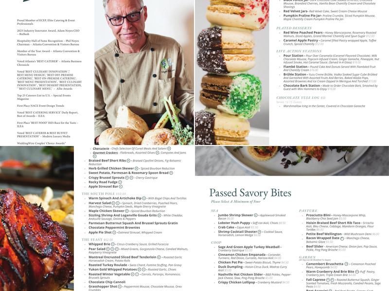 Proof of the Pudding Menu