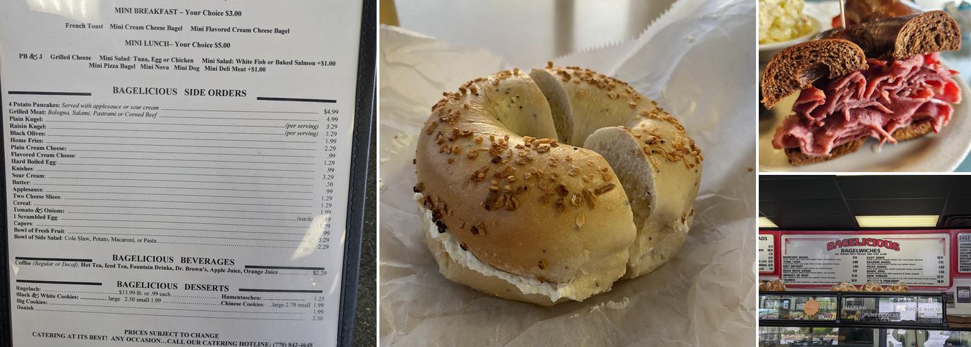 Bagelicious Menu