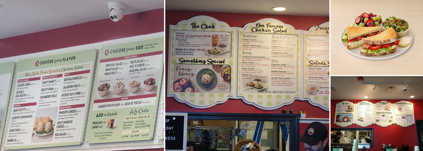 Chicken Salad Chick Menu