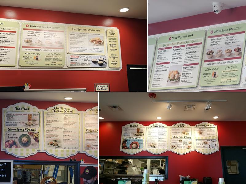 Chicken Salad Chick Menu