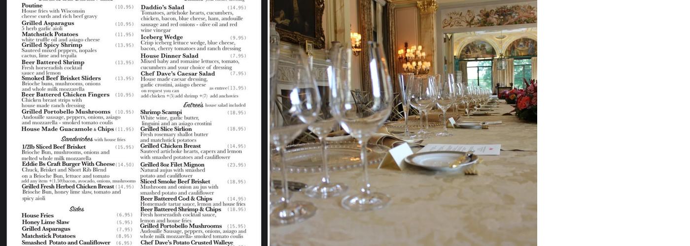 Bauer's Catering Menu